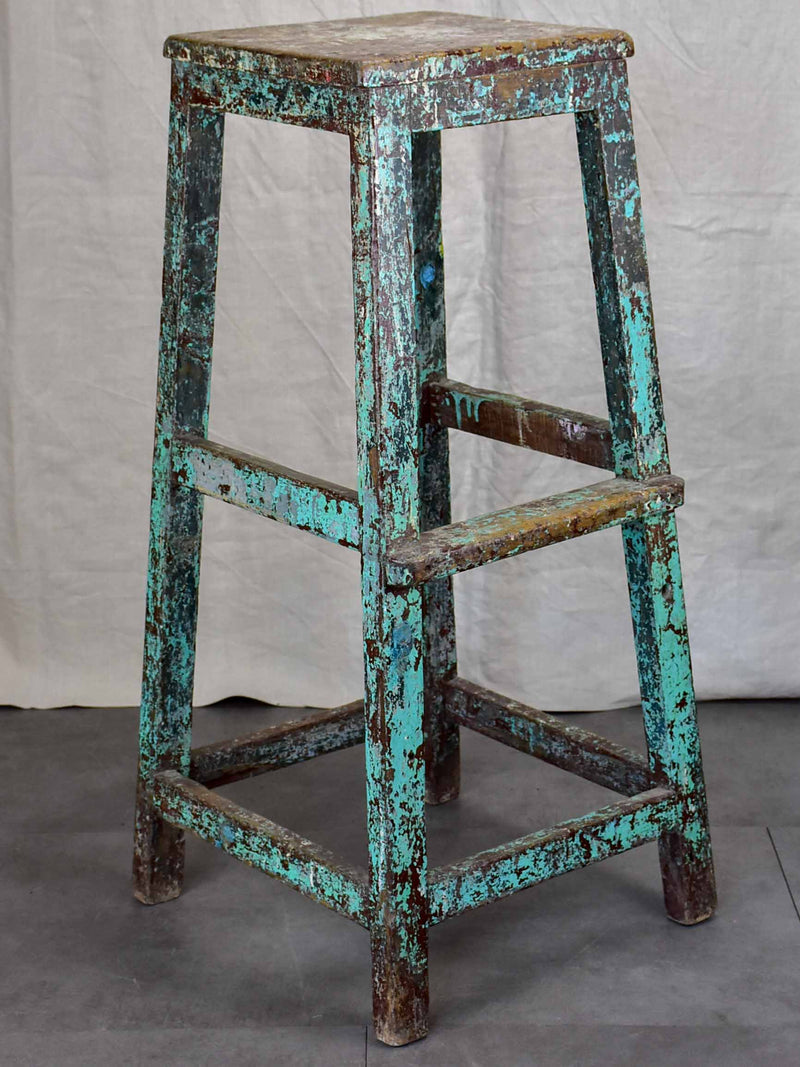 Antique French sculptor's table / high stool - 2 of 3