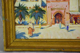 20th century oil on canvas - Essaouira Morocco 19¾" x 16½"
