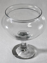 Large antique French sangsue apothecary jar - blown glass 11½"