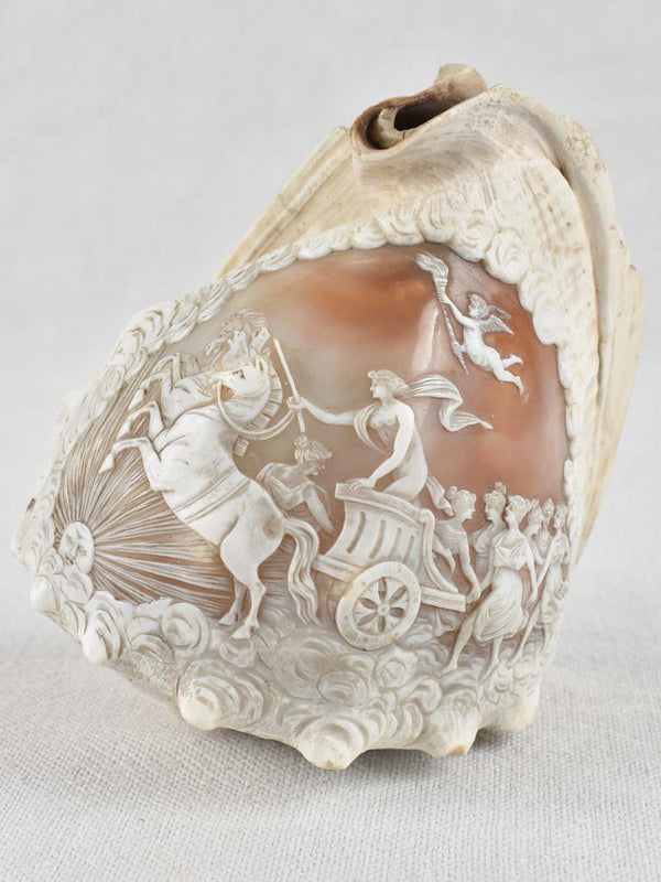 Hand-carved Antique Cameo Shell Artwork