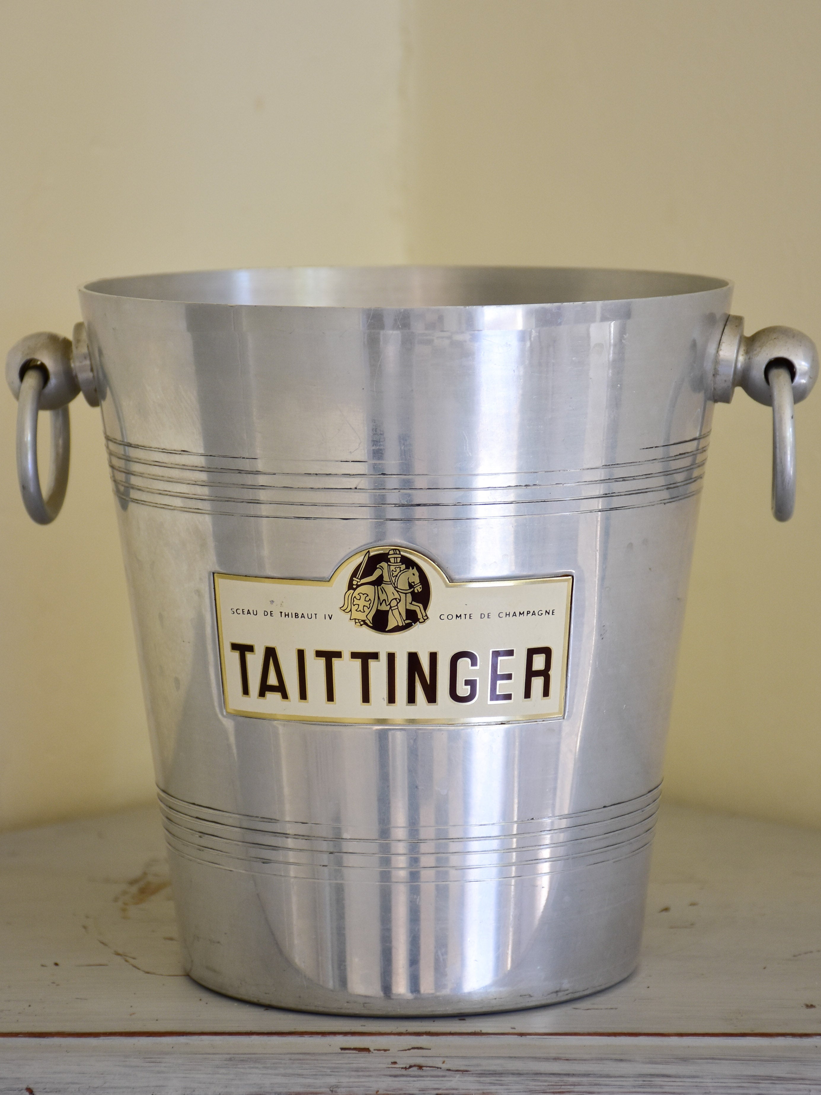 Vintage French Taittinger ice bucket – Chez Pluie Vintage French Taittinger ice bucket – Chez Pluie