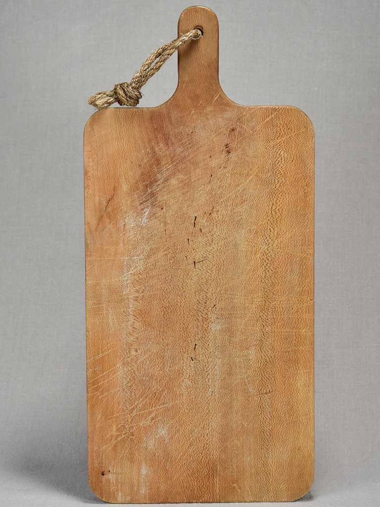 Antique French cutting board with rounded edges 19¾" x 9"