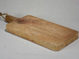 Antique French cutting board with rounded edges 19¾" x 9"