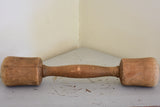 Large antique double headed pestle
