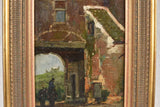 Antique Oil on Board painting