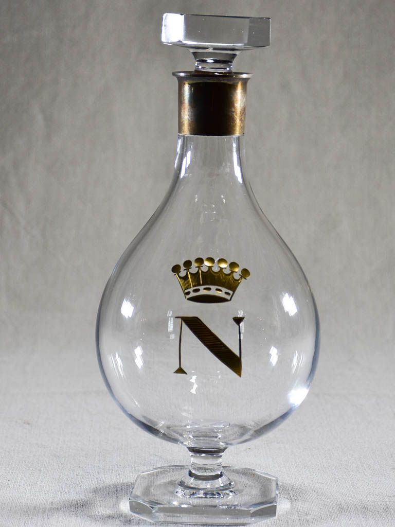 Napoleon III carafe in a glass dome