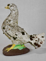 1950's garden ornament of a fantail pigeon