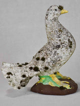 1950's garden ornament of a fantail pigeon