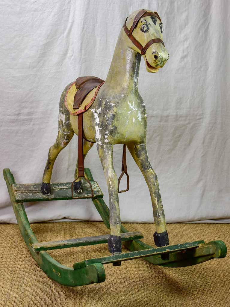 Early 20th Century French rocking horse