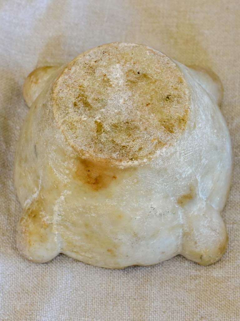Very small antique marble mortar