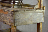 Rustic French florist table from the 1900's