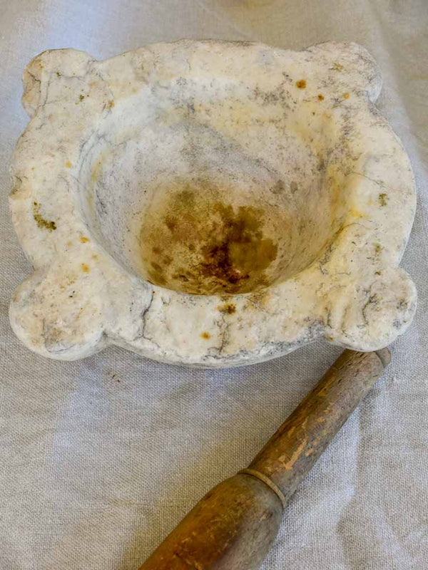 19th Century marble mortar