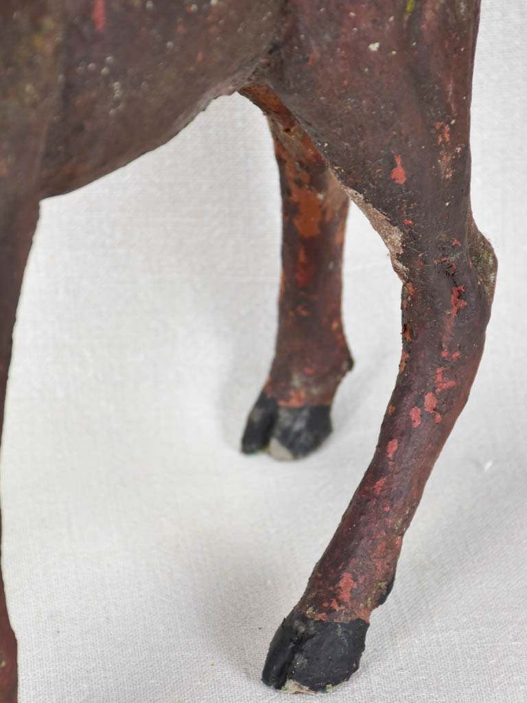 Small garden statue of a deer