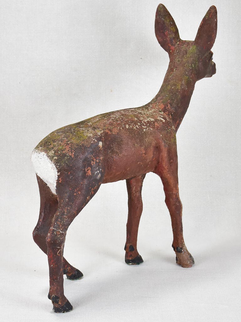 Small garden statue of a deer