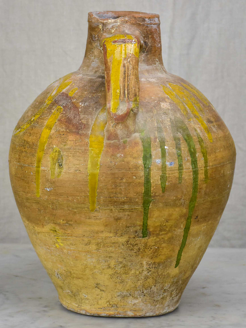 19th Century terra cotta water jug