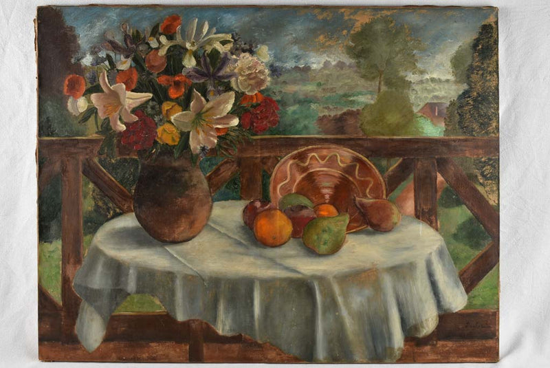 Very large still life Dechorain (1898-1977) - 35½" x 45¾"