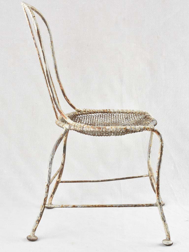 Antique child's garden chair - metal