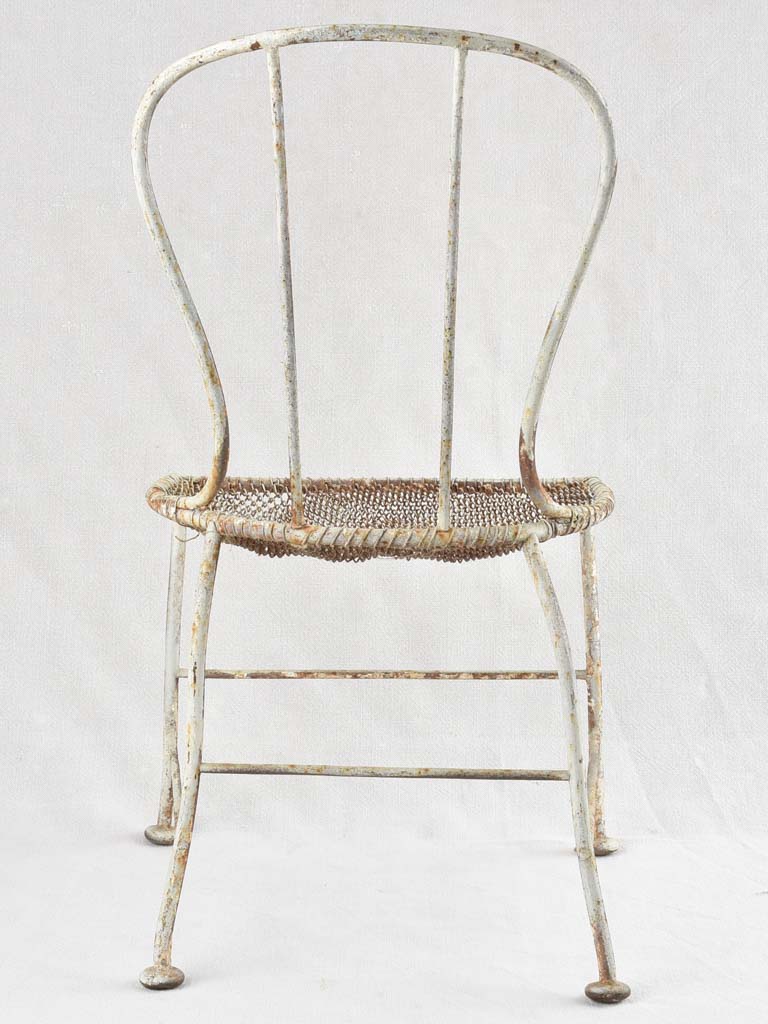 Antique child's garden chair - metal