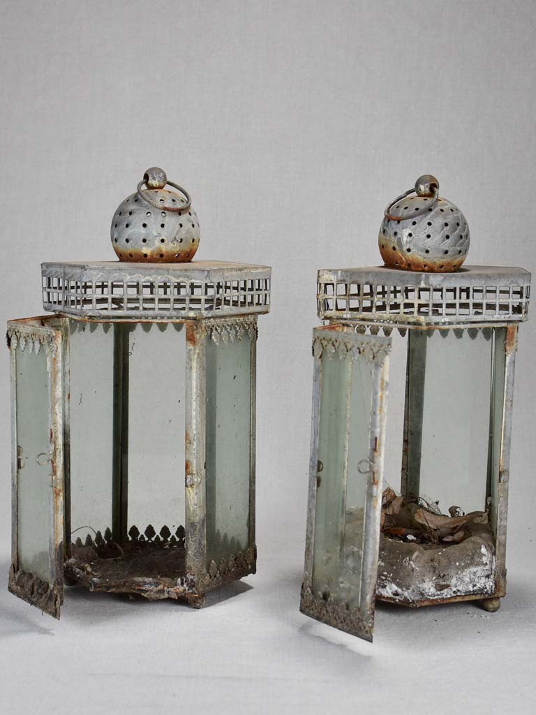 Pair of Napoleon III lanterns