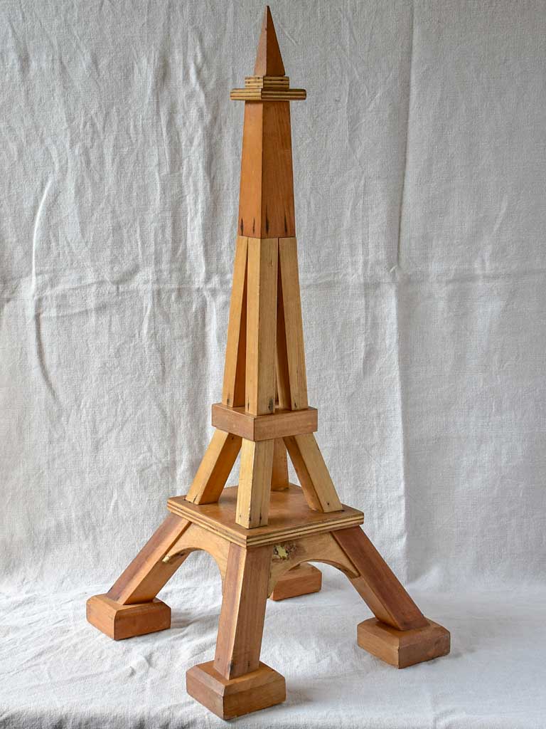 Antique French model of the Eiffel Tower - Apprentice piece 33½"