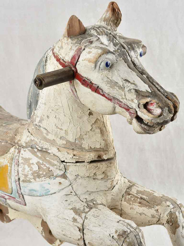 19th century salvaged Wooden horse 37"