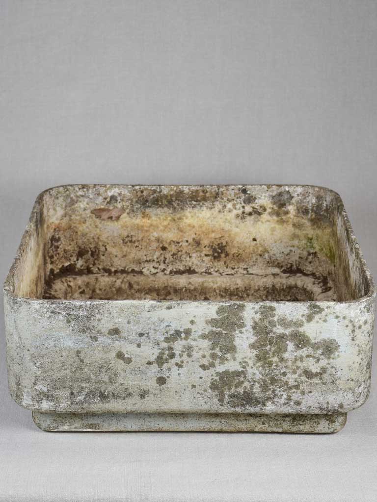 Square vintage Willy Guhl planter 18½"