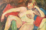 1941 Sitting Lady Modern Painting