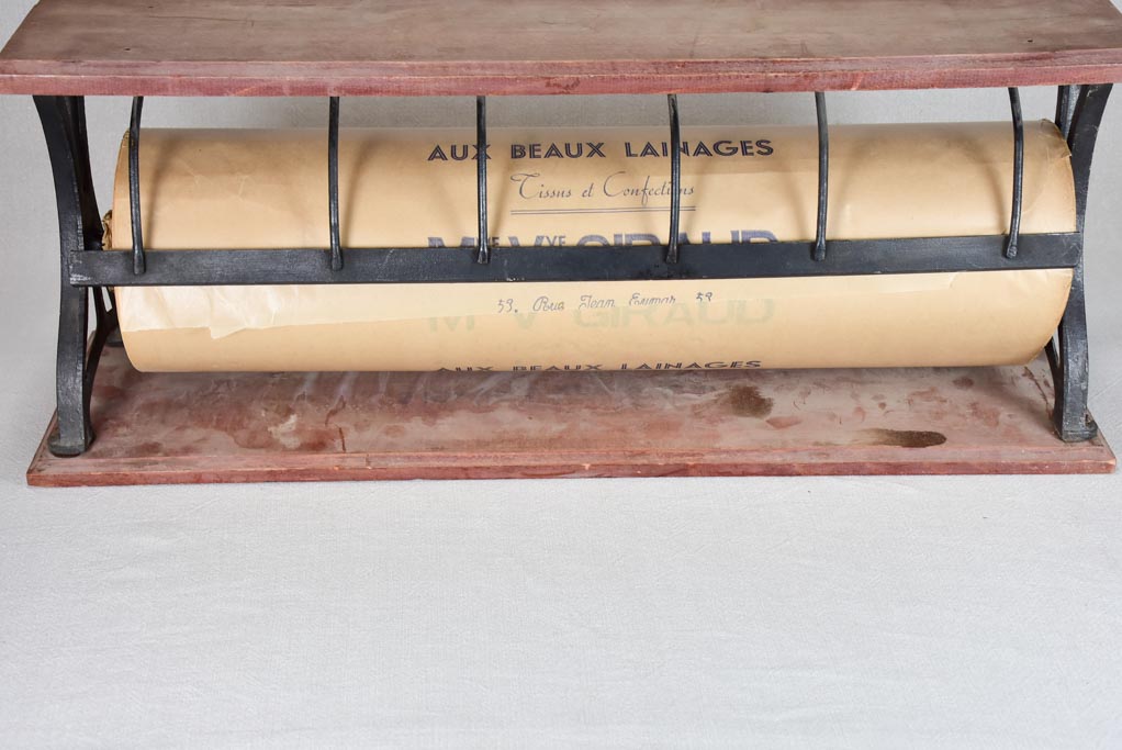 Superb 1930's wrapping paper roll cutter 30¼"
