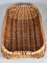 Large antique French bread basket 26"