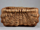 Large antique French bread basket 26"