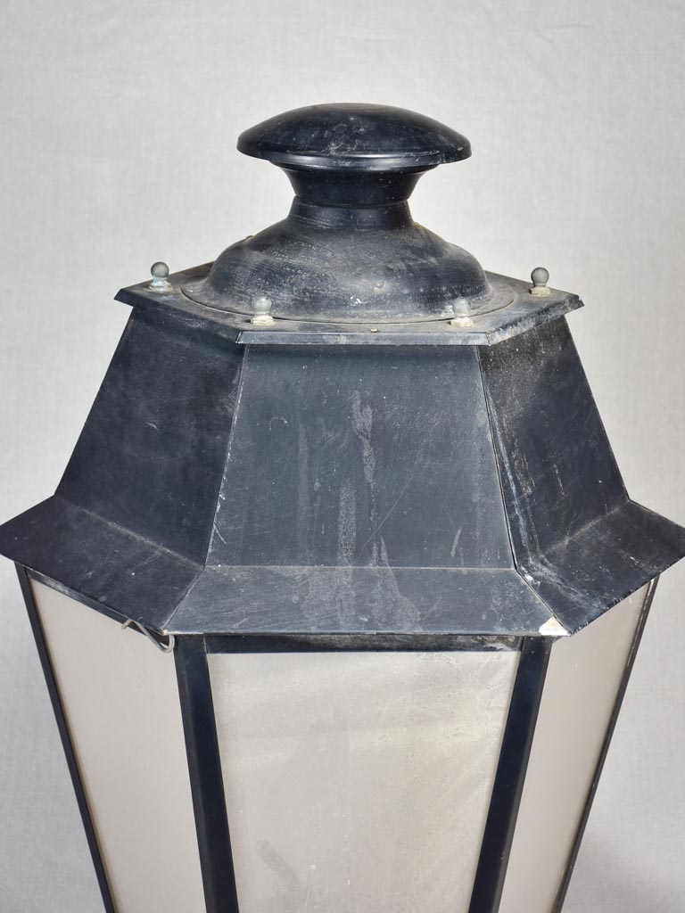 Large Antique Bronze French Lantern
