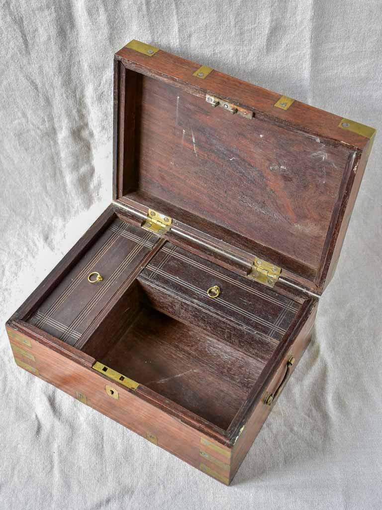 19th Century English campaign box - for writing and documents
