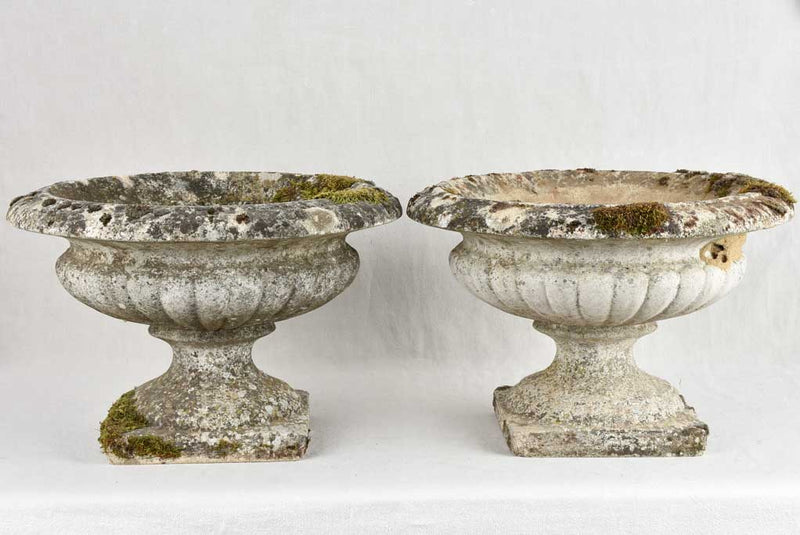 Pair of vintage French Planters from a Chateau 14¼" x 20½"