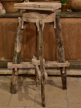 Rustic antique French sculptor's table