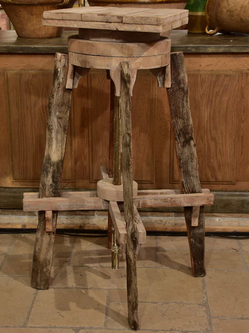 Rustic antique French sculptor's table