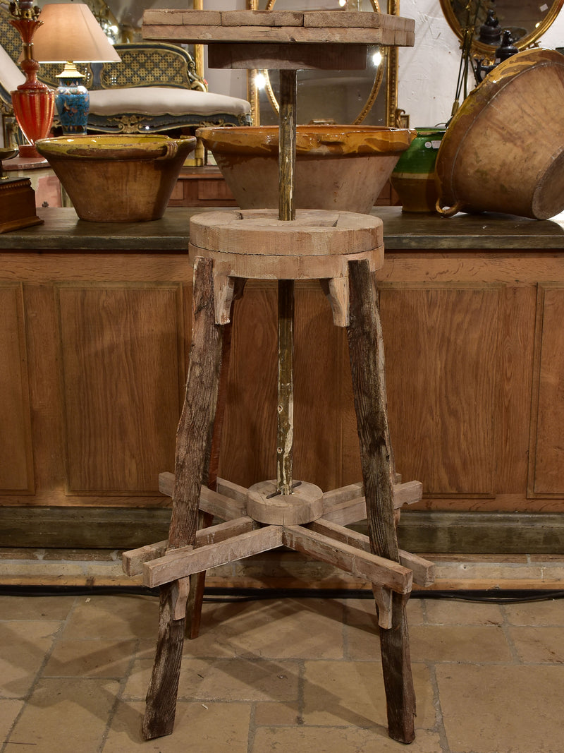 Rustic antique French sculptor's table