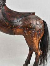 Polychrome wooden carousel horse, 19th century