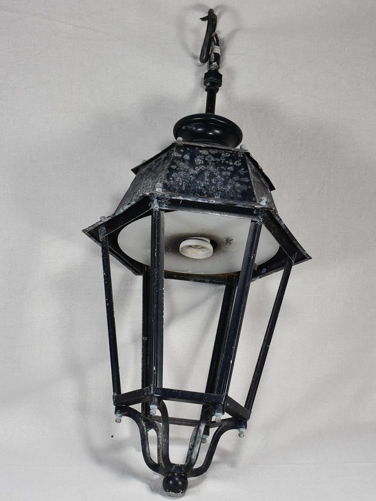 Very large antique French lantern - five available 32"