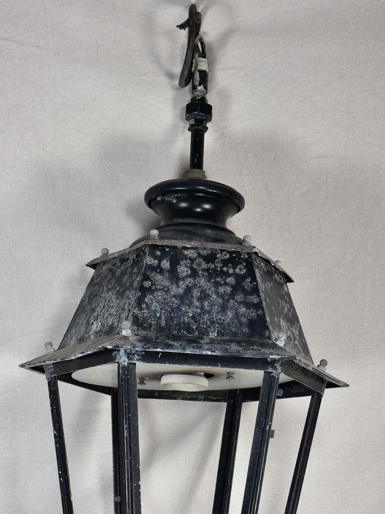 Very large antique French lantern - five available 32"