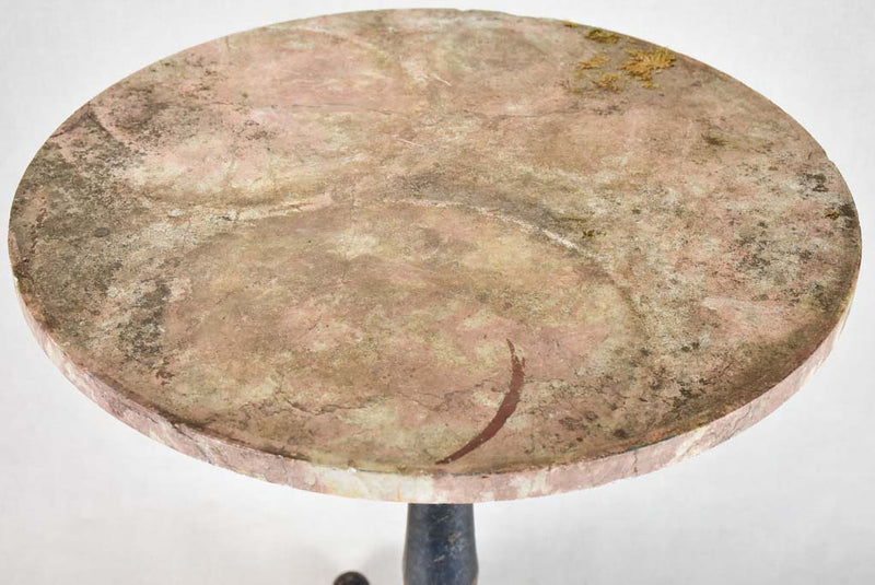 Early 20th century marble bistro table