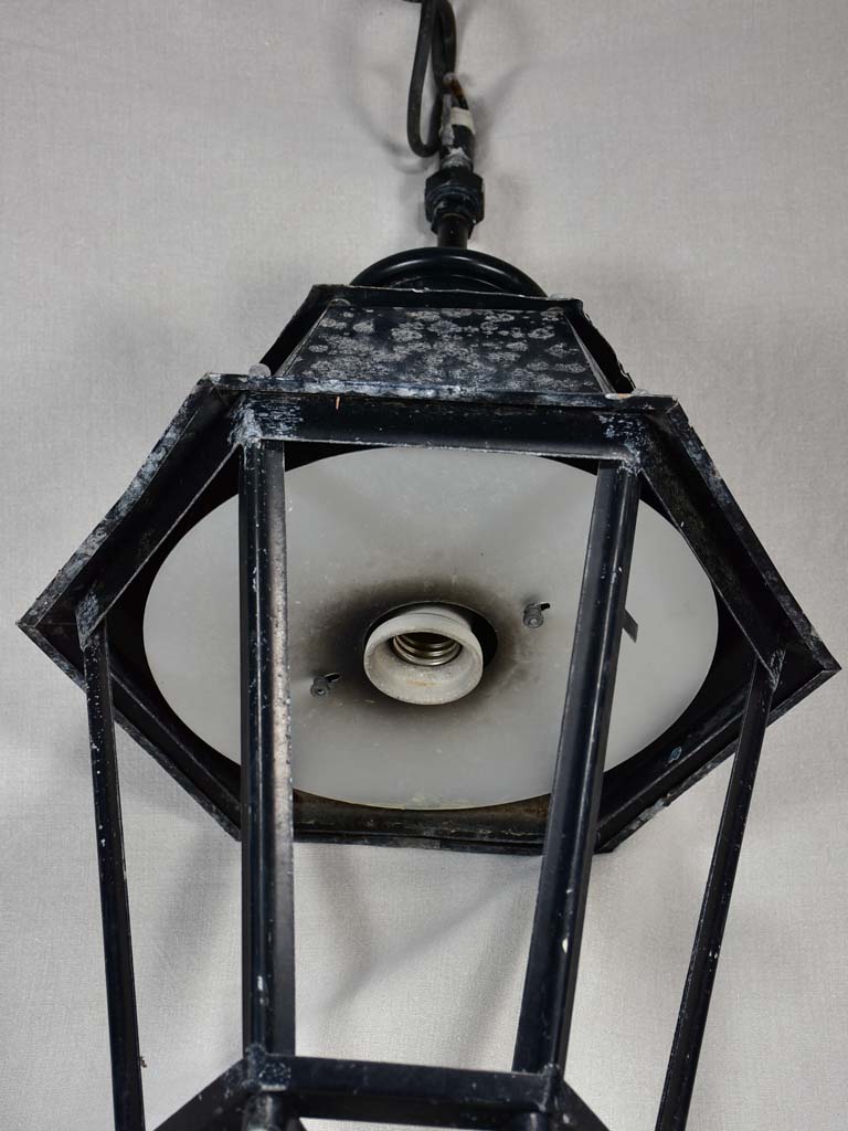 Very large antique French lantern - five available 32"