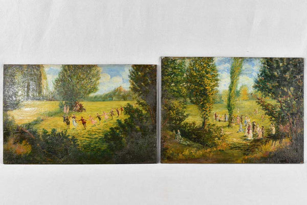 2 copies of Monticelli animated landscapes