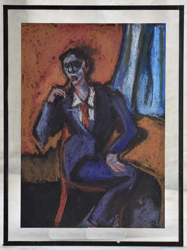 Potrait of a man in a suit by Caroline Beauzon