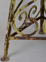 Antique French garden table from Vichy