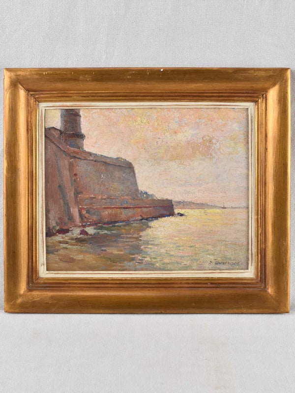 Seascape port R. Duverneuts (?) - 19" x 22½"