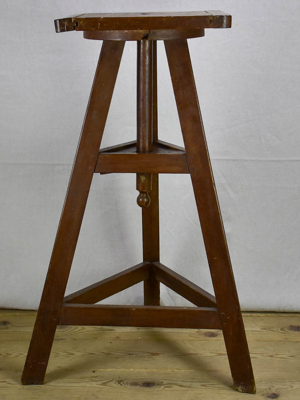 19th Century French oak sculptor's table
