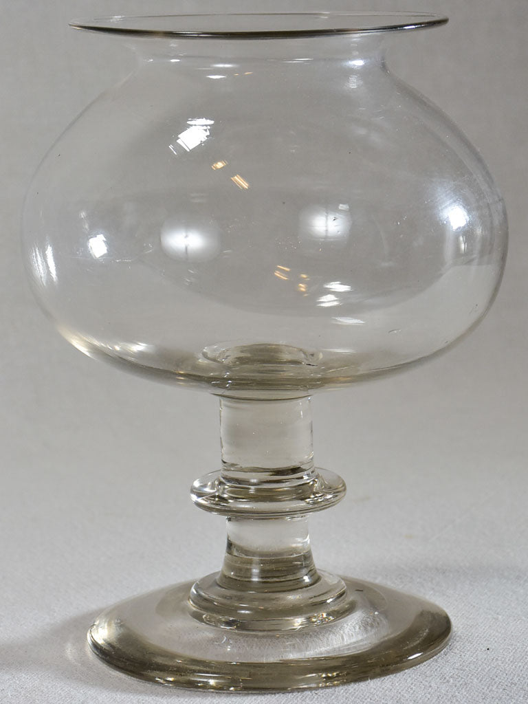 19th century blown glass apothecary jar