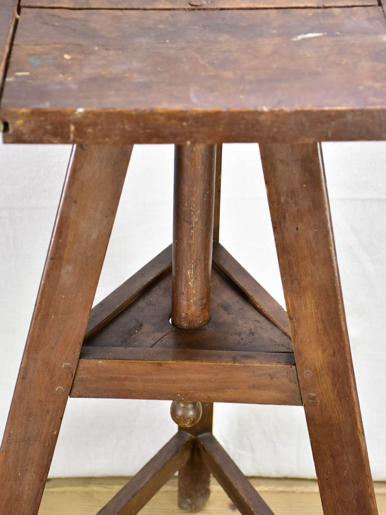 19th Century French oak sculptor's table