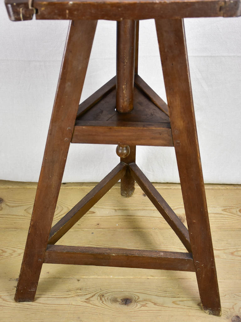 19th Century French oak sculptor's table