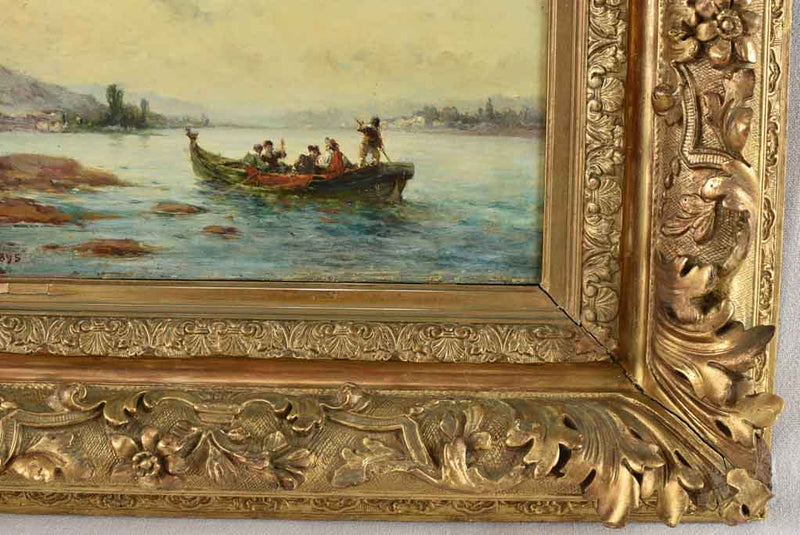 François MAURY (1861-1933) Paysage Huile sur panneau Sign... - 74820220